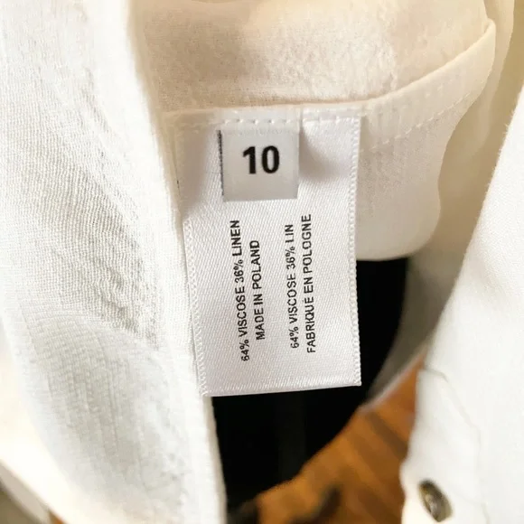 Proenza Schouler Tie Dye Linen Viscose Shirt in Bronze Multi - Size 10 - Picture 15 of 16